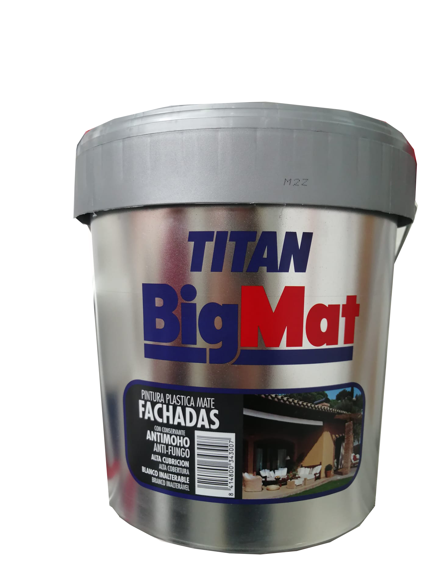 <p>Titan BigMat 5L. Branco Mate. Também disponível em 20L.</p><p> </p><p> </p>